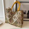 Women's Floral Canvas Shoulder Bag