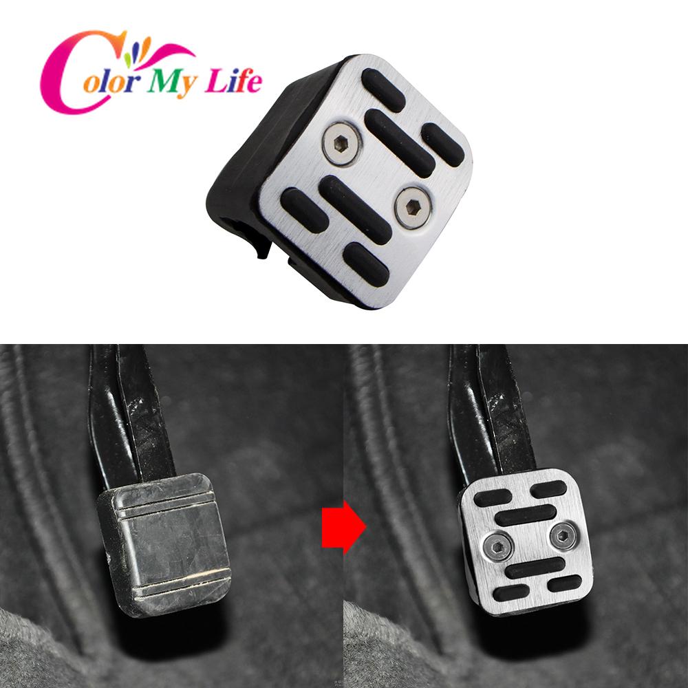 Color My Life Car Pedals for Nissan X-trail T32 2014 - 2022 Gas Brake Dead Pedal Protection Pad Cover for Xtrail