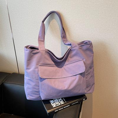 Leichte Handtasche Damen Große Kapazität Reise-Tragetasche Kurztrip Pendler Unterarmtasche