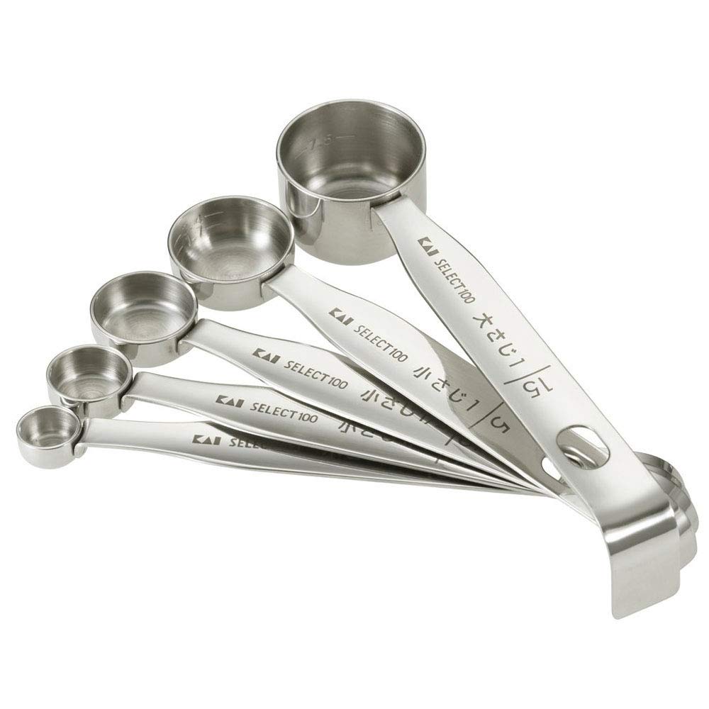 

Kai SELECT100 Measuring Spoons, Set of 5, DH3101, Silver
