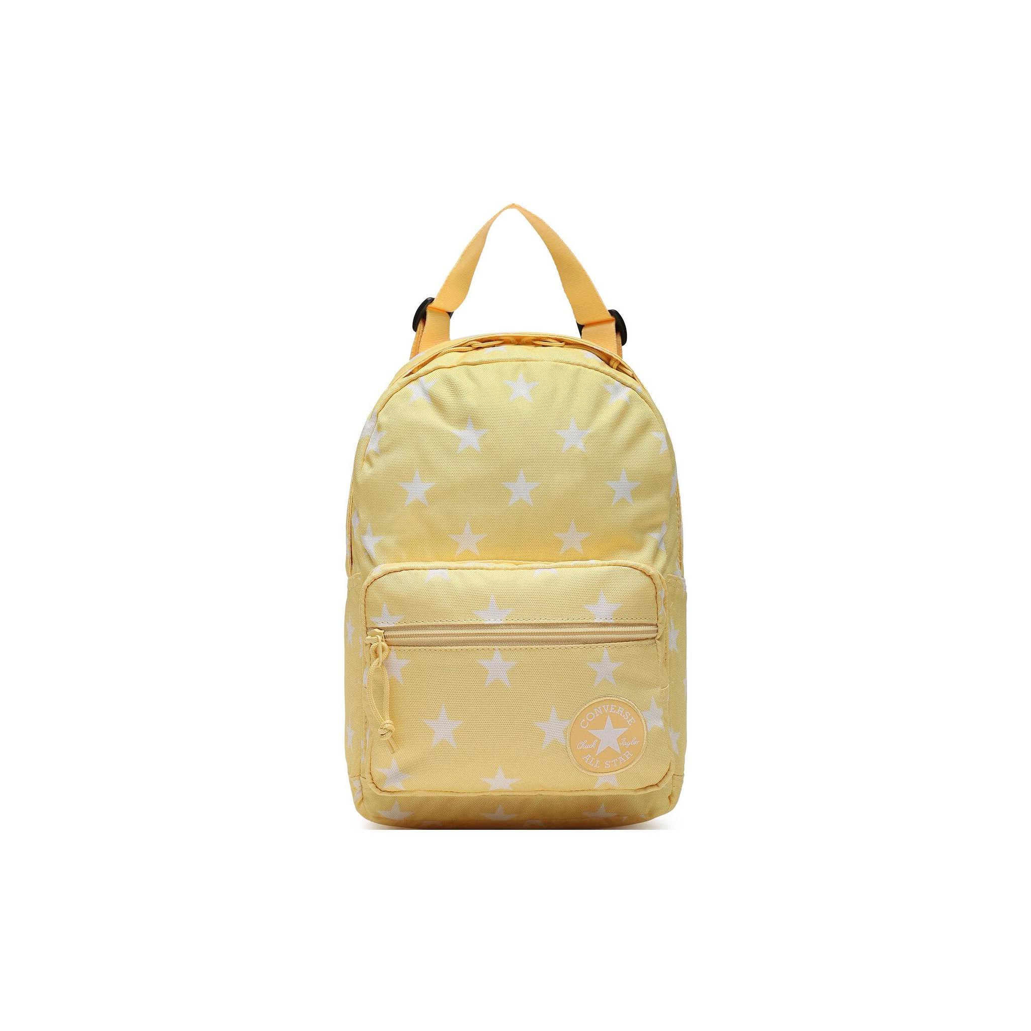 Converse All Over Print Star Polyester Mini Backpack Unisex Backpacks Yellow 10019903-A15 Mini