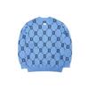 MLB Boston Red Sox Letter Knit Sweater Unisex sweater Blue 3AKCM0221-43BLS