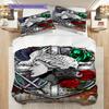 Attack Titan Epic Battle Set Bedding 1 Duvet Cover 2 Pillowcase Without Core Duvet Cover And Pillowcase Christmas Birthday Gift