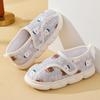 Fashion New Cartoon Animal Cotton Slippers Woman Winter Hook and Loop Bag and Cotton Shoes Women Warm Non-Slip Flat Slides Female