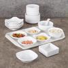 Melamine Self-Service Fast Food Plate Set