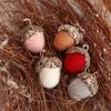 3pcs Multifunction Acorn Balls Cute Xmas Tree Pendant DIY Supplies Wool Felt  Gift
