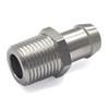 1/2in NPT 5/8in Barb Automotive Hose Barb Fitting Metal Threaded End and Hose Connection, Replacement Part for Cooling System Hose Repair Tasks In