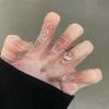 Detachable Ballerina False Nails Wearable Fake Nails Full Cover Long Nail Tips Manicure Tool Press On Nails