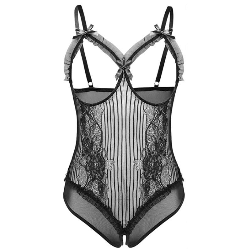 S-3XL Erotic Lingerie Women Underwear Sexy Lace Dress Porno Costume For Sex Open Bra Lingerie Sexi Babydoll Sleepwear Plus Size