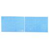 Grid Lines PVC Cutting Mat Self Healing Paper Leather Fabric Cutting Board(Blue)