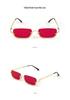 High-End Square Frame Sunglasses - Unisex Metal Hollow Design, Trendy European & American Style