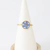 Stainless Steel Dried Flower Round Rings For Women Eternal Flower Open Finger Ring Jewelry Wedding Band Gift Wholesale New