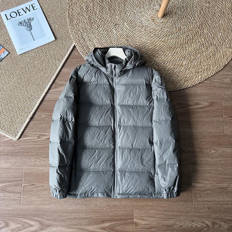 Unisex Lightweight Down Jacket: High-Quality, Stand-up Collar, for Autumn/Winter Outdoor Mountaineering