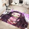 1pc Demon Slayer Nezuko Print Area Rug - Soft, Washable Non-Slip Indoor Mat, Living Room, Home Office Decorative Rug,Office Decorative