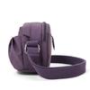 Leichte Nylon-Tasche Damen Schultertasche Crossbody-Tasche Mehrschichtige Handy-Tasche
