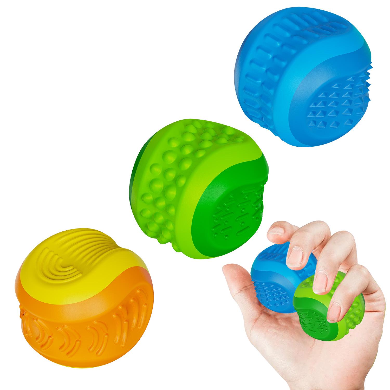 

Children s Silicone Sensory Toys: Multi-Textured Decompression Stones & Balls