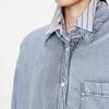 JNBY 2024 Autumn Long Sleeve Shirt Collar Denim Jacket