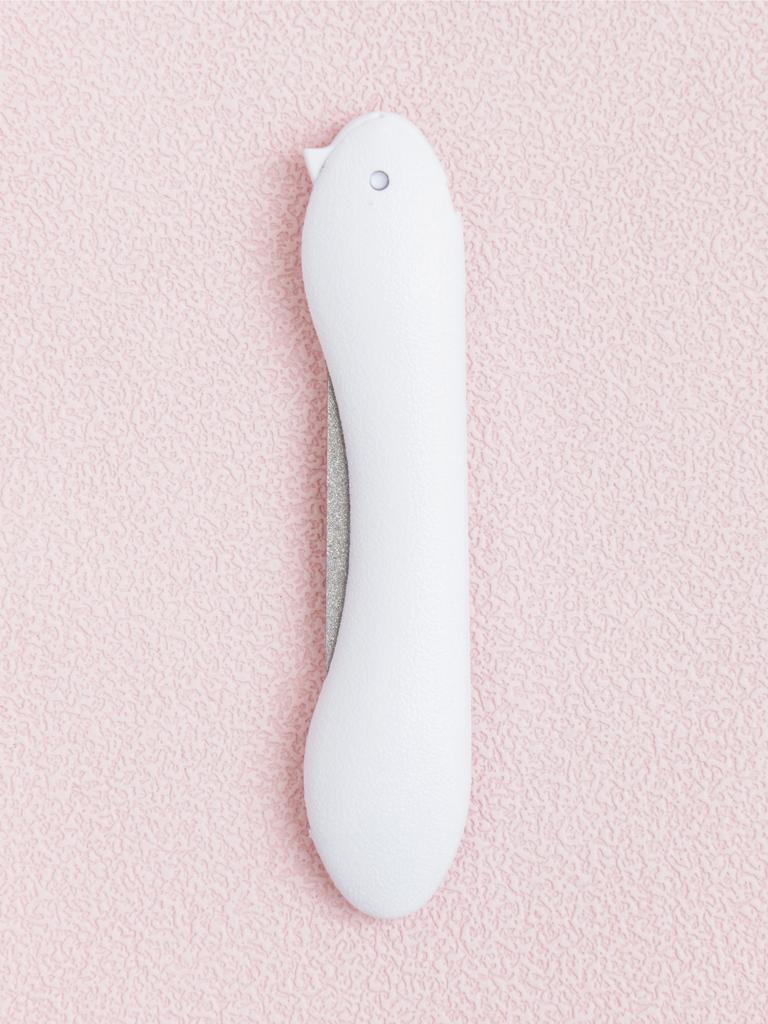 Lima de unhas dobrável de aço inoxidável