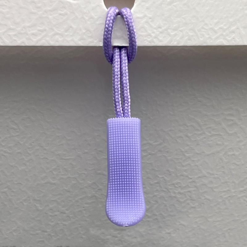 Available: Black Detachable Zipper Pull Lanyard with Silicone Rope.