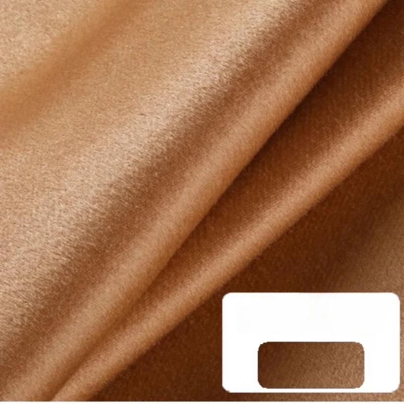 2025 Autumn and Winter New All-Australian Wool Single-sided Cashmere Fabric High-end Custom Short Wool Coat Wool Fabric