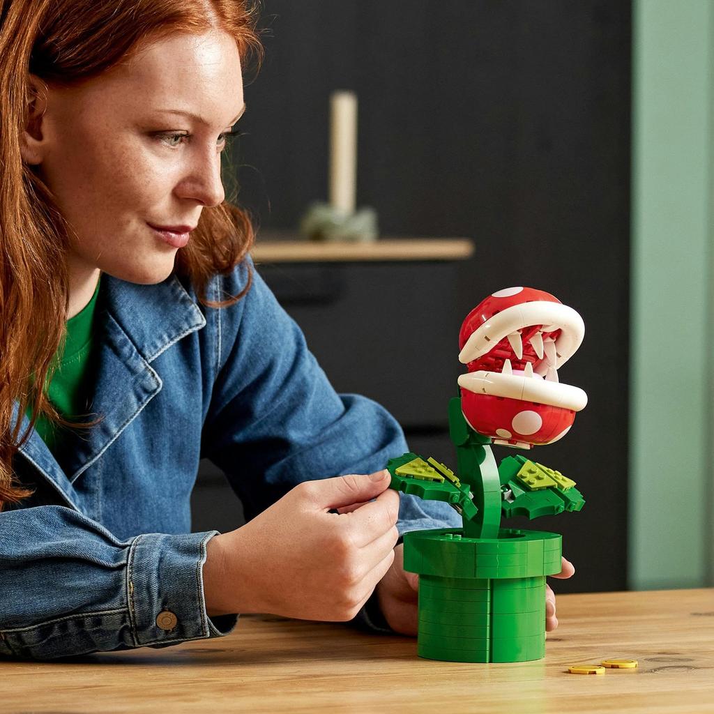 LEGO Super Mario Piranha Plant Toy, Birthday Gift, Block, Mother's Day, Father's Day Gift, Men, Women, Mario Toy, Game, 71426