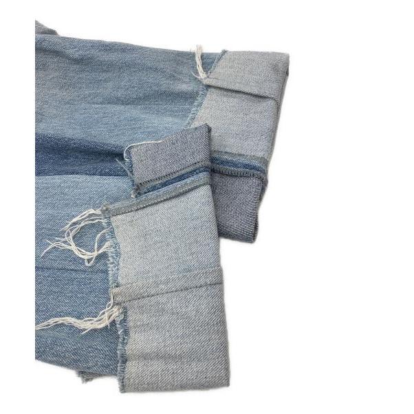Used reconstructed denim pants