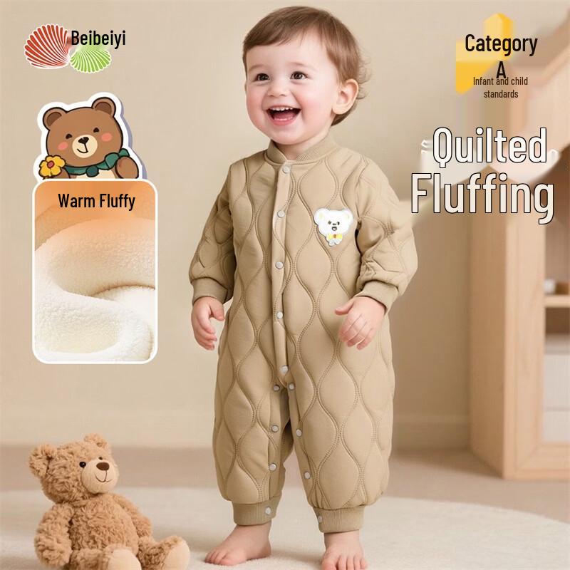 

Babeeni Boys Cute Bear Thick Padded Romper 80/48