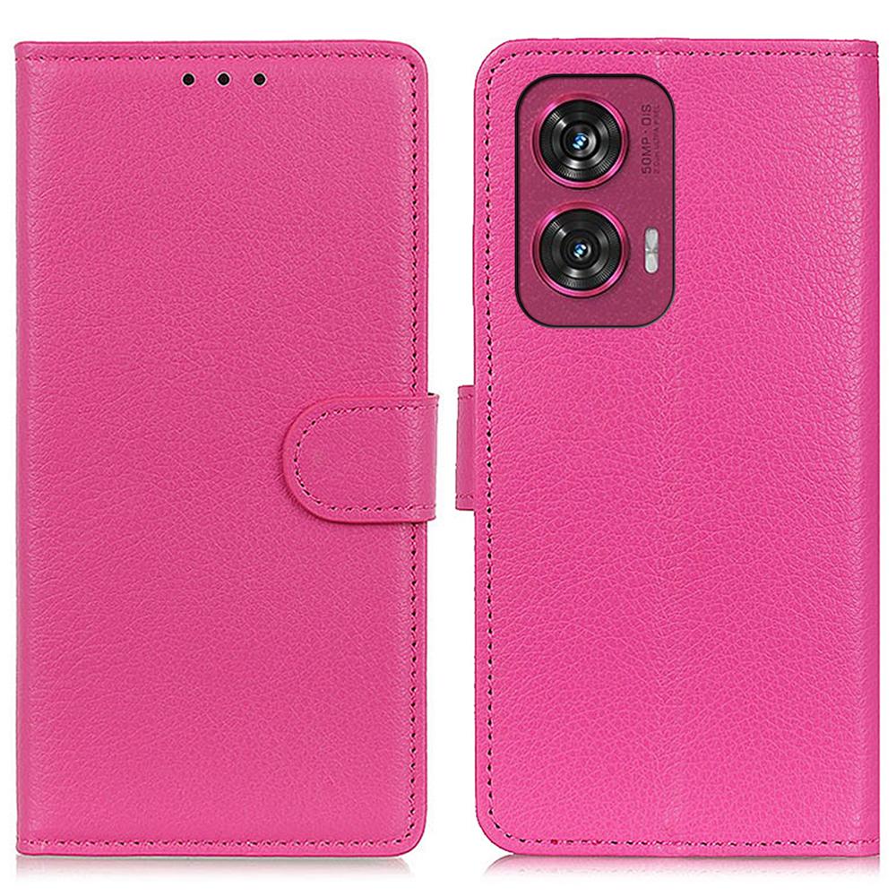 For Motorola Edge 50 Fusion 5G Case Litchi Texture Wallet Leather Phone Cover Wholesale