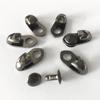 20 Sets Metal Boot Hooks Lace Fittings With Rivets Camp Hike Climbing Repair Carabiner Buckles Non-