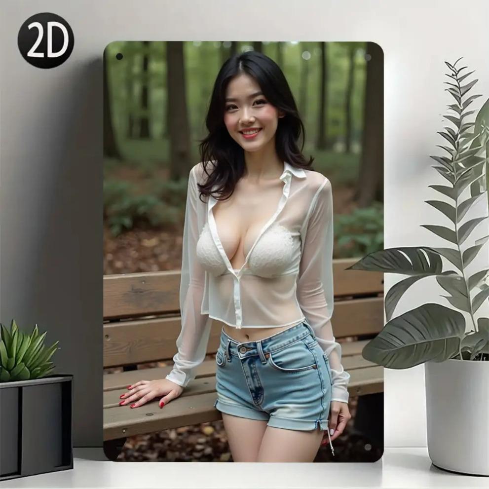 Vintage Retro Metal Wall Sign Home Decor for Living Room Cafe Bar