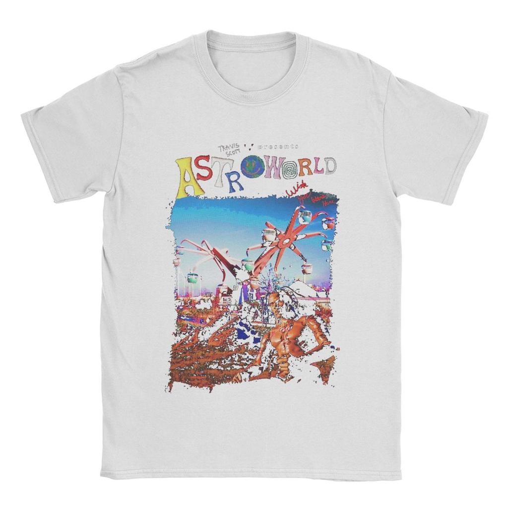 Men Women Rapper Travis Album Scotts Graphic Printed Tee Shirt Outfit Leisure 100% Cotton T Shirts Tee Clothing Unique