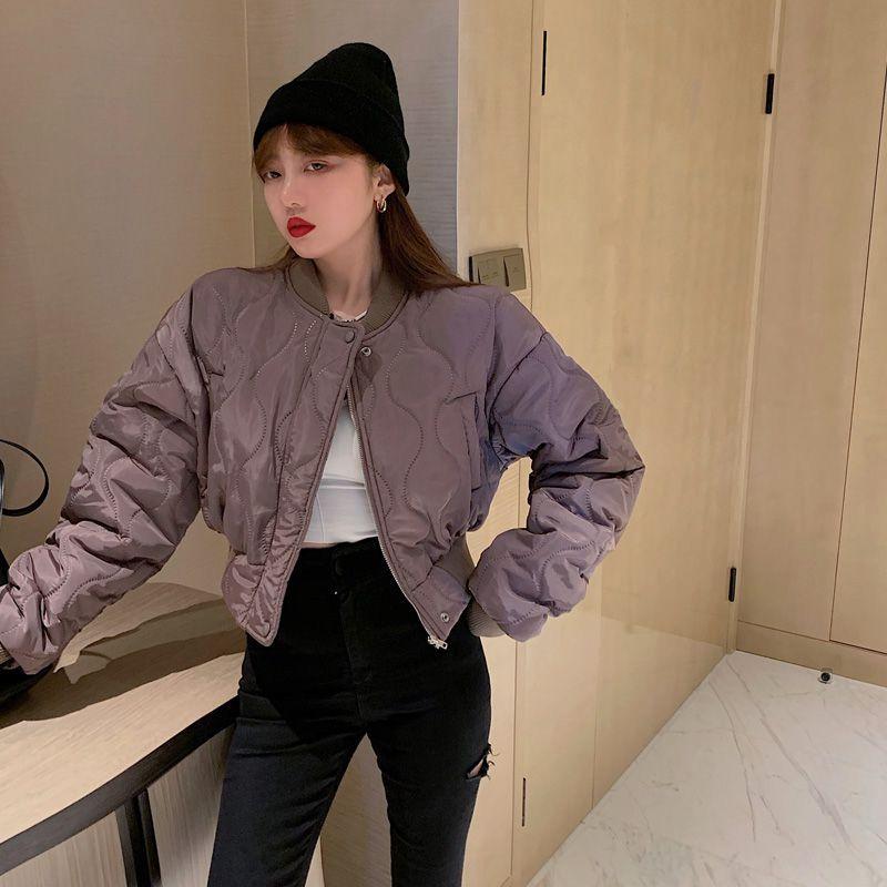 Cotton Jacket Women's Short Cotton Jacket Parkas 2025 Thicken Warm Outwear Baseball Jacket Casual Winter Coat for Women