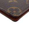 Louis Vuitton M61823 Monogramm-Leder Porte Valeurs Kartenfach Geldscheinfach Braunes Leder Unisex Gebraucht