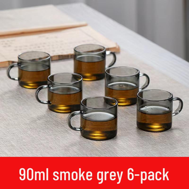 360° Otočná Skleněná Konvička Odolná Vysokým Teplotám pro Elektrické Keramické Sporáky - Styl Kung Fu Čaje