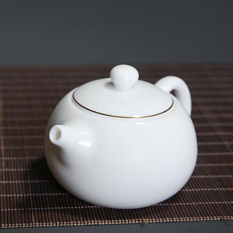 Mutton Fat Jade Porcelain Xishi Teapot
