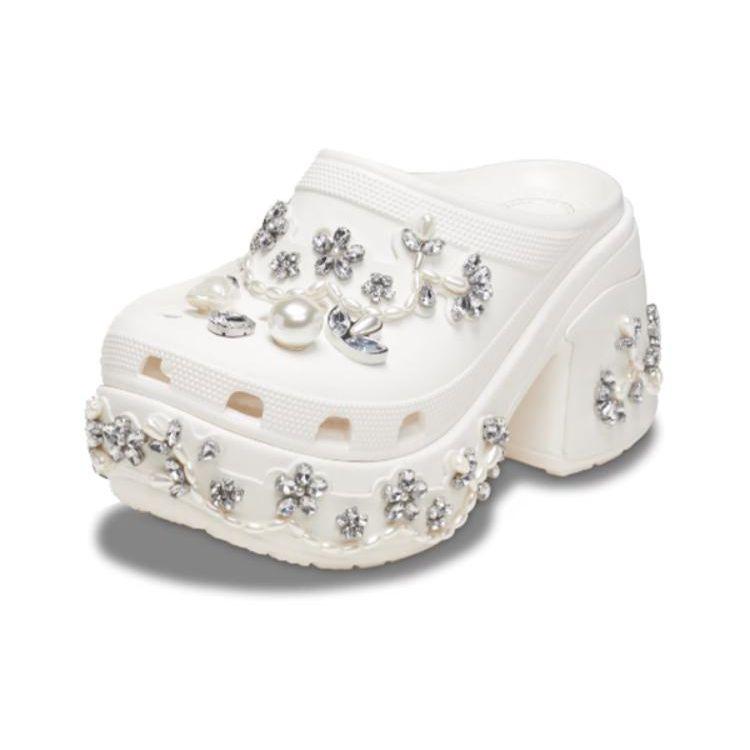 Simone Rocha x Crocs Siren Clog Bílé Unisexové Tenisky 210142-0WV