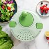4L Gemüse-Dehydrator Haushalt Obstsalat-Dehydrator Küche Gemüsewasch-Abtropfkorb Gemüse-Abtropf
