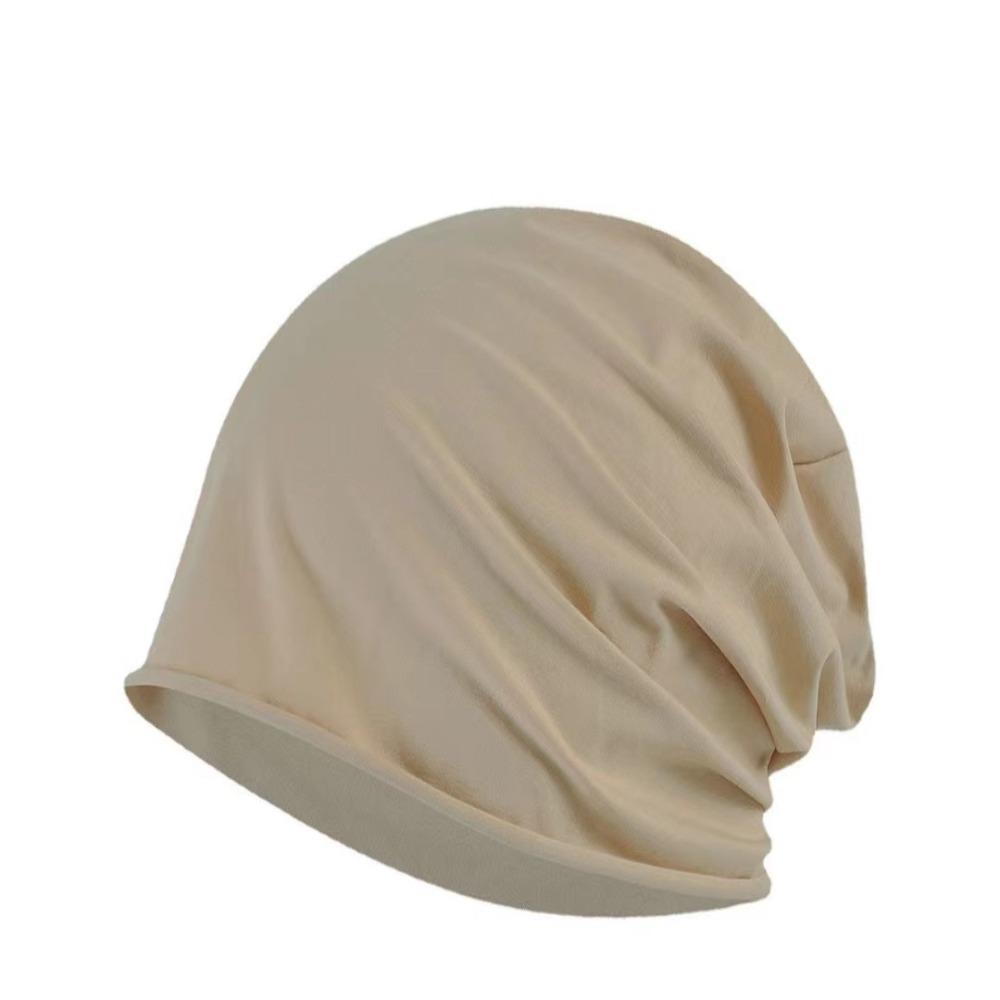 

2 шт. Мягкая шапочка Баотоу Ветрозащитная шапочка для белых волос Удобная шапочка для лысых Головной убор для улицы бежевый