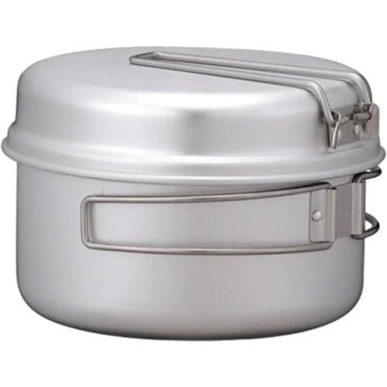 Snow Peak Personal Cooker Set Titanium Aluminum Single Item Official Warranty Cooking Tools Camping Mountaineering Outdoor Disaster Preparedness