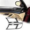 For BMW 5 Series E39 1998-2003 Soft Carbon Fiber Car Door Air Outlet Audio Speaker Panel Cover Trim Interior Replacement Parts