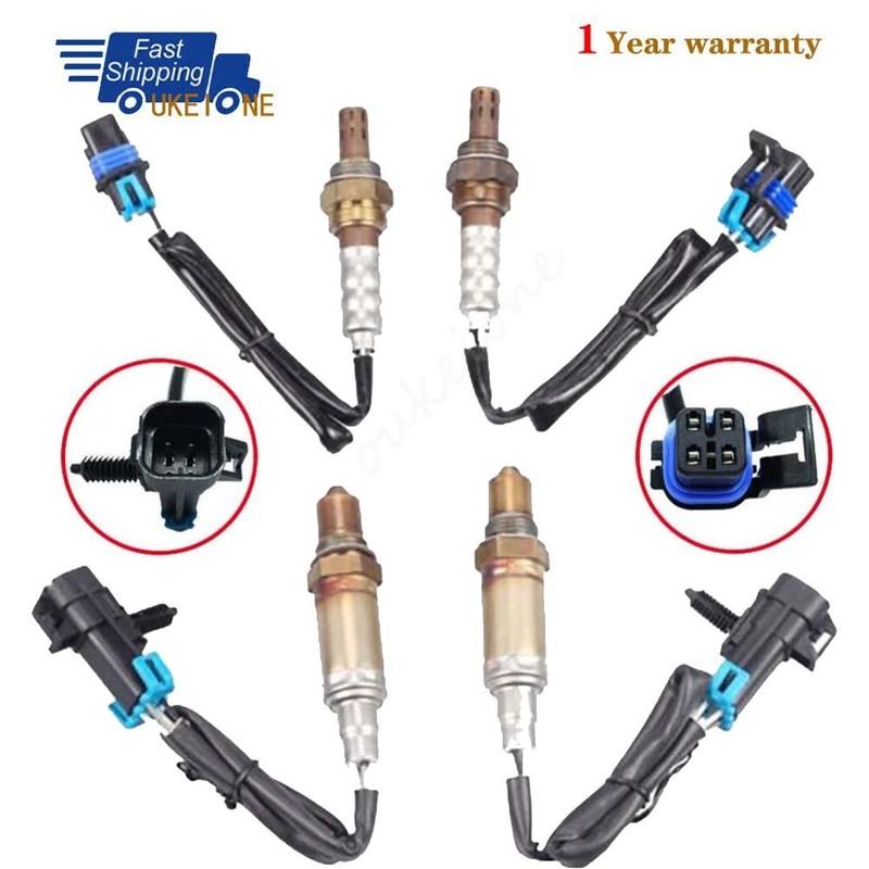 

4Pcs For Cadillac Deville Eldorado Seville V8 4.6L 1996 1997 1998 1999 Lambda O2 Oxygen Sensor Upstream Downstream Car Parts