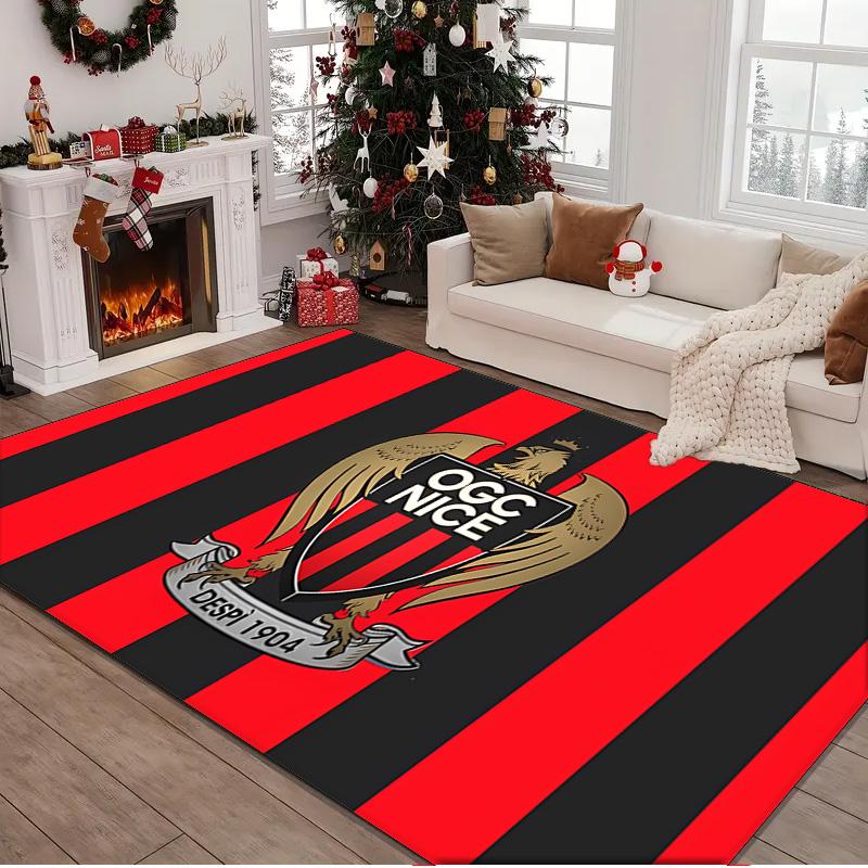 1PC rug Ogc Nice Crest Carpet, Chair Rug,Area Rug for Office Bedroom living rooms bedroom, Doormat decor Christmas fan gifts