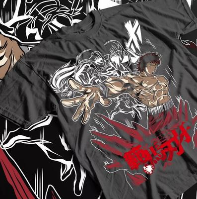 Baki The Grappler T-Shirt, Gym Workout Unisex Graphic Tee, Yuj Shirt Black S-5XL Unisex T-Shirt