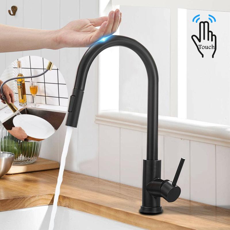 White Oat Kitchen Pull-Out Rotating Faucet with Vegetable Washing Basin (VAT Invoice Included)