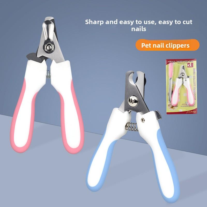 Dog Nail Clippers Pet Nail Scissors Small Dog and Cat Nail Cutters Small and Medium-sized Dogs Teddy Cat Supplies