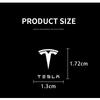 2/5/10Pcs Car Logo Sticker Central Control Decals Car Accessories For Tesla Model 3 Model X S 2016-2020 Decals TM3 TMX TMS Decal
