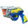 4-Hole Manual Soft Bullet Toy Gun with 10Pcs Safe Suction Soft Darts Educational Outdoor Shooting Game Interactive Blaster Toy