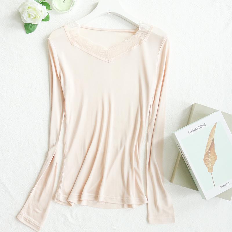 Tangge Women's Silk Thermal Underwear Set: Skin-Friendly Mulberry Silk for Autumn and Winter.