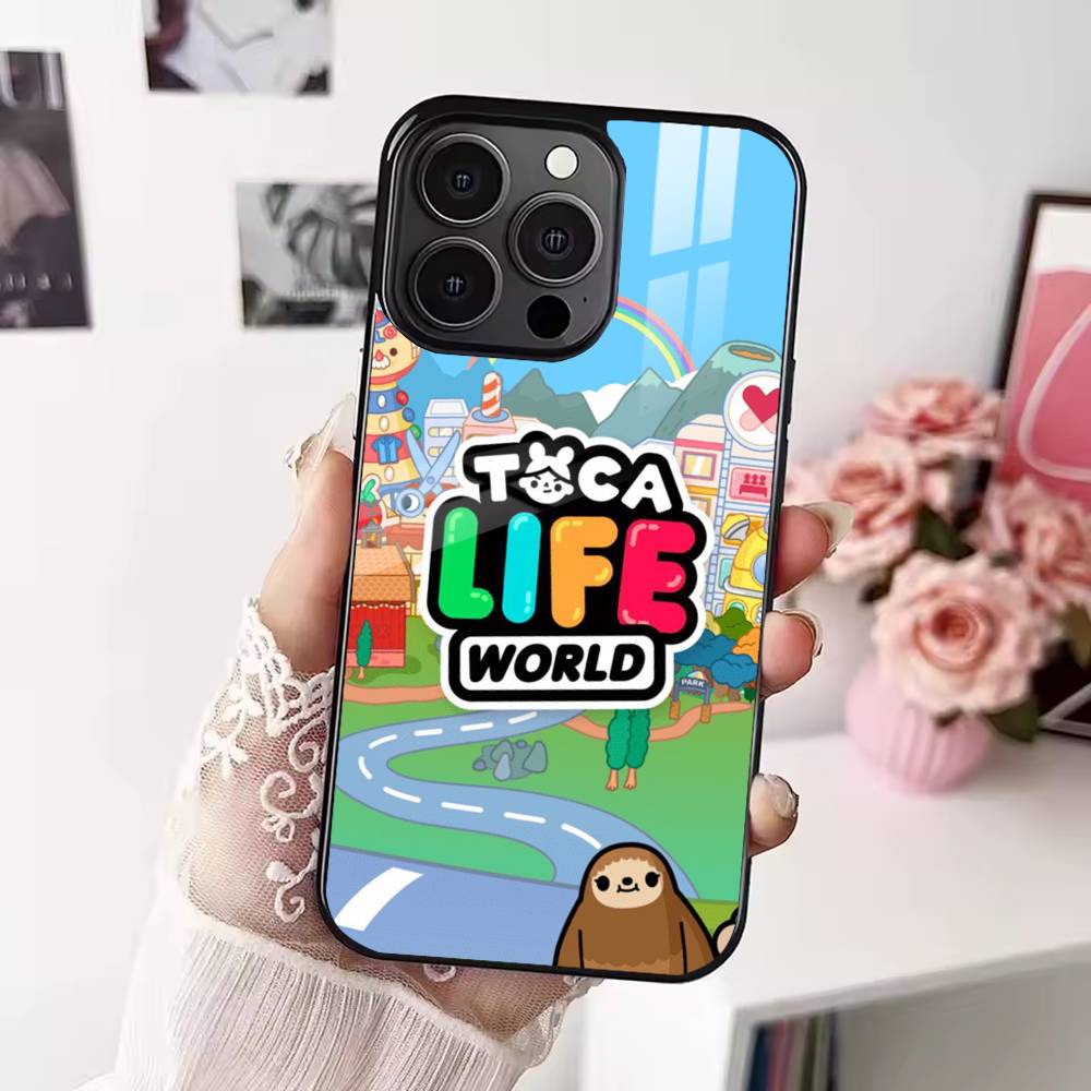 

Game T-Toca Life World Phone Case For iPhone 17,16,15,14,13,12,Plus,Pro,Max For Magsafe Magnetic Wireless Charge iPhone17Promax