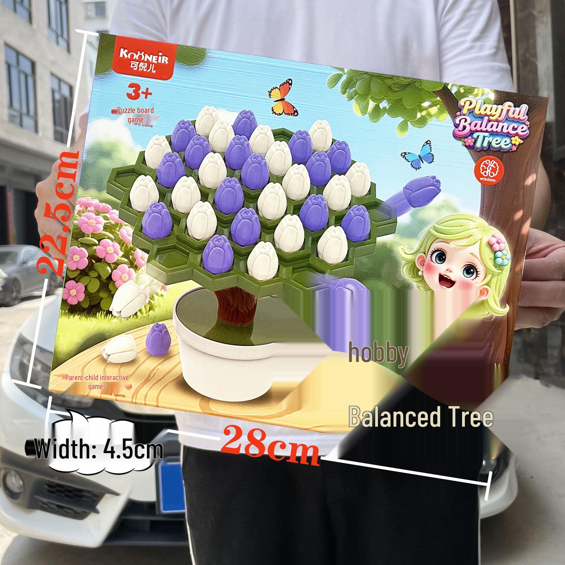 Детская развивающая игра «Дерево баланса»: Забавная настольная игрушка для мальчиков и девочек